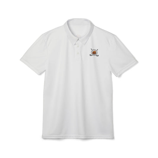 White DFB Golf Polo