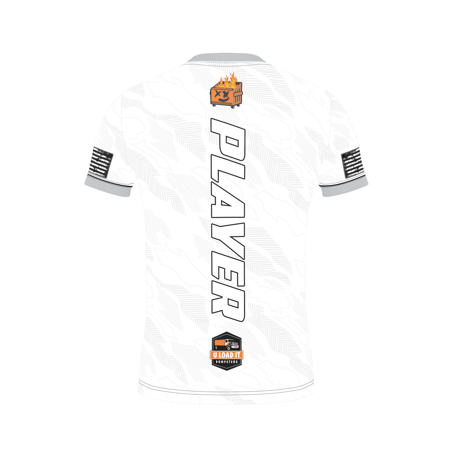 DUMPSTER FIRE BAGGERS JERSEY-WHITE