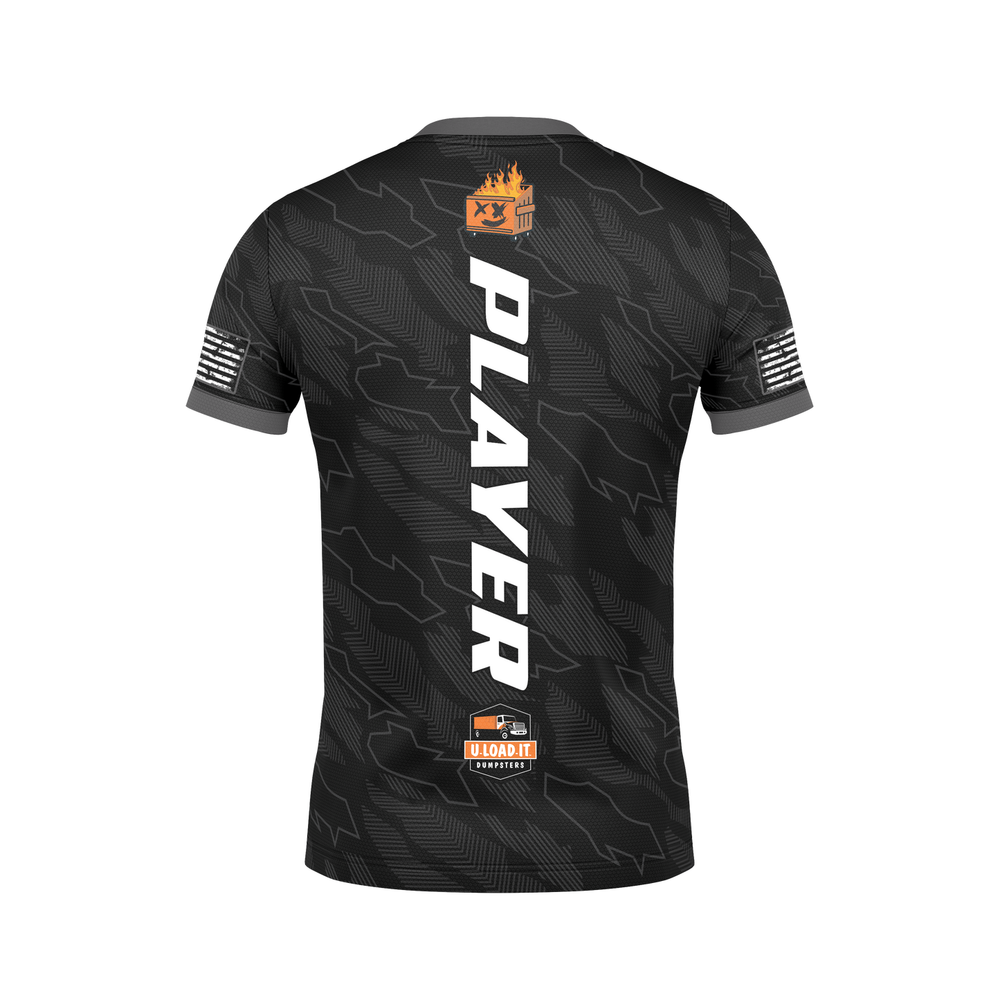 DUMPSTER FIRE BAGGERS JERSEY-BLACK