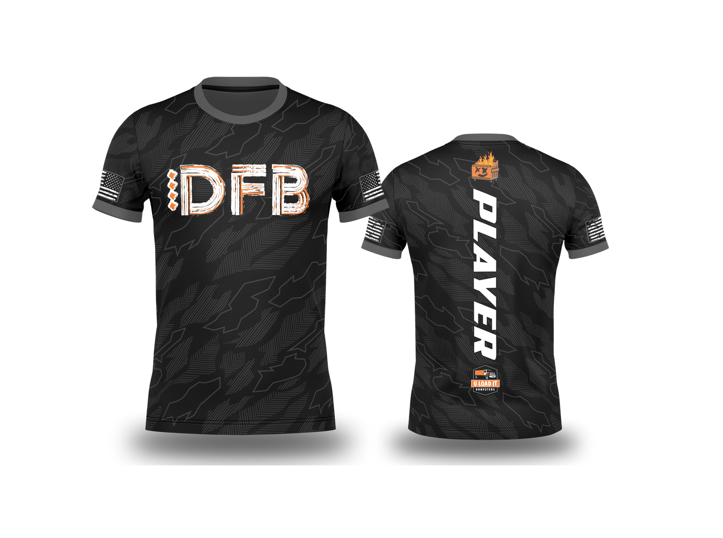 DUMPSTER FIRE BAGGERS JERSEY-BLACK