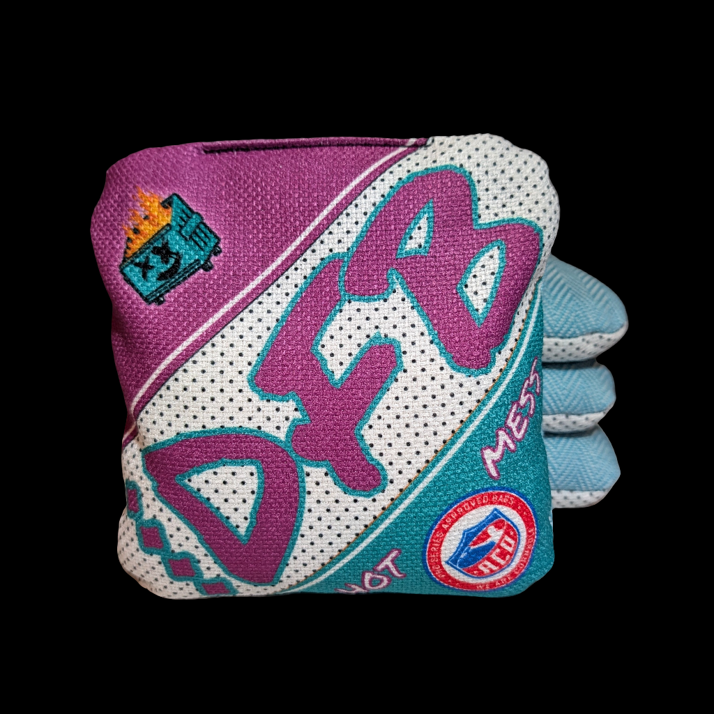 "KC Major" Hot Mess Pink/White/Teal