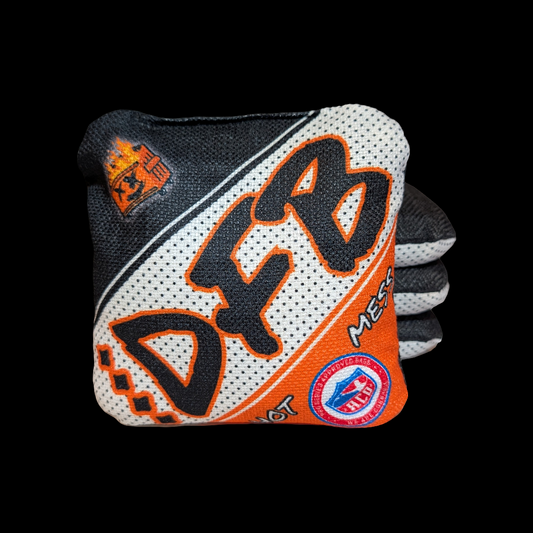 "KC Major" Hot Mess Black/White/Orange