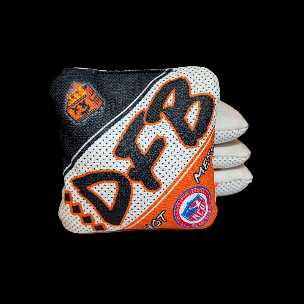 "KC Major" Hot Mess Black/White/Orange