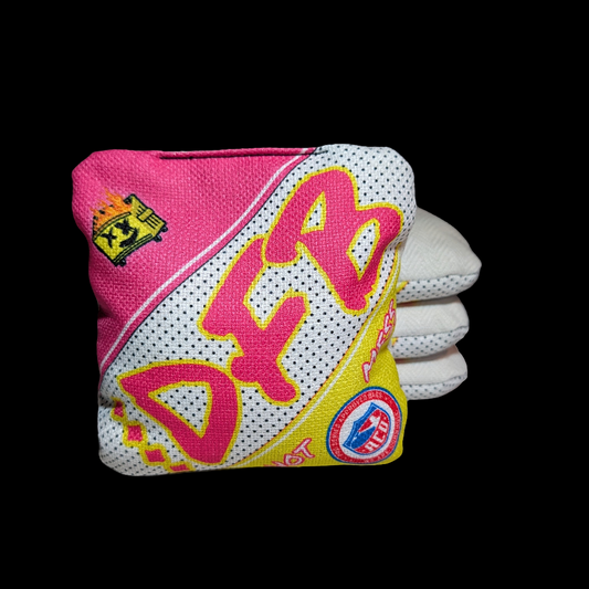 "KC Major" Hot Mess Pink/White/Yellow