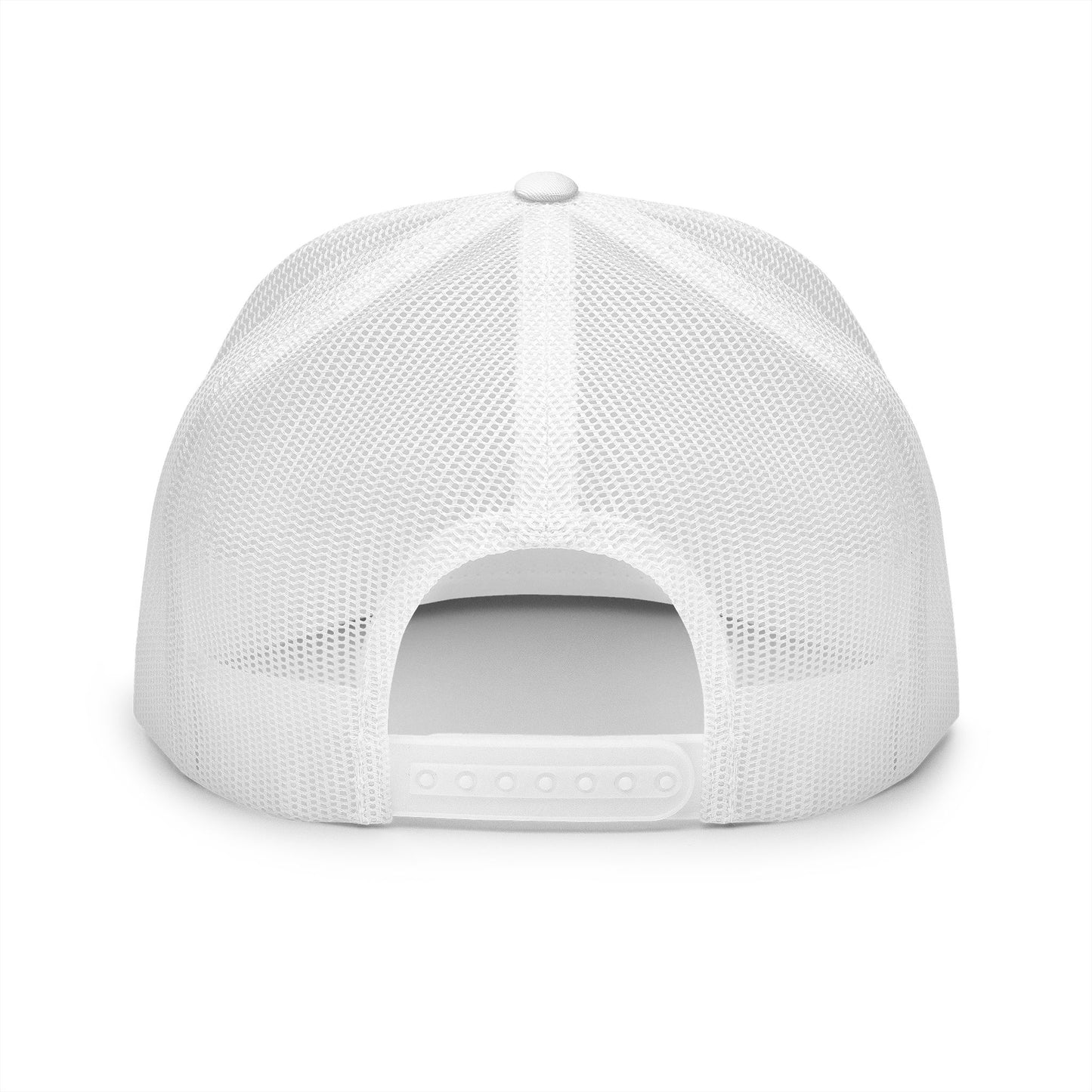 DFB Flat Bill Trucker - White
