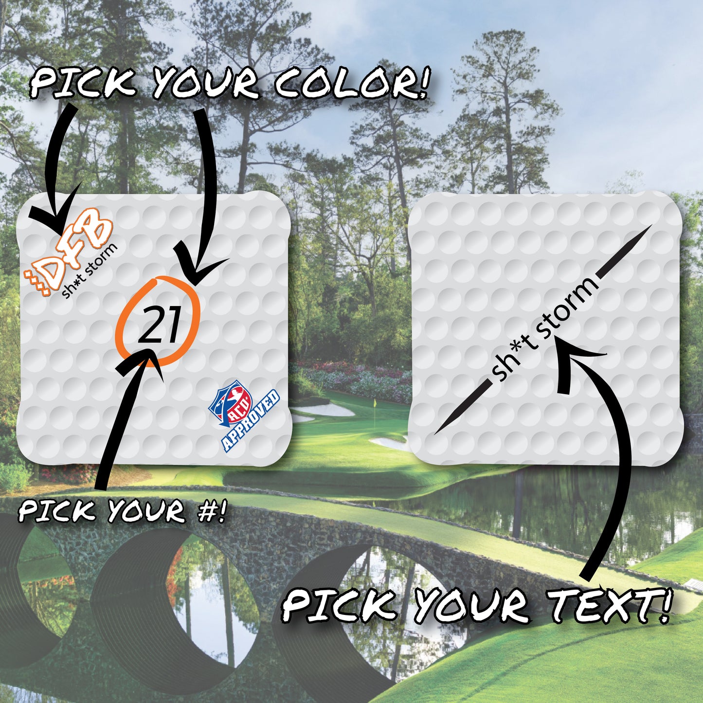 GOLF BALL SH*T STORM!