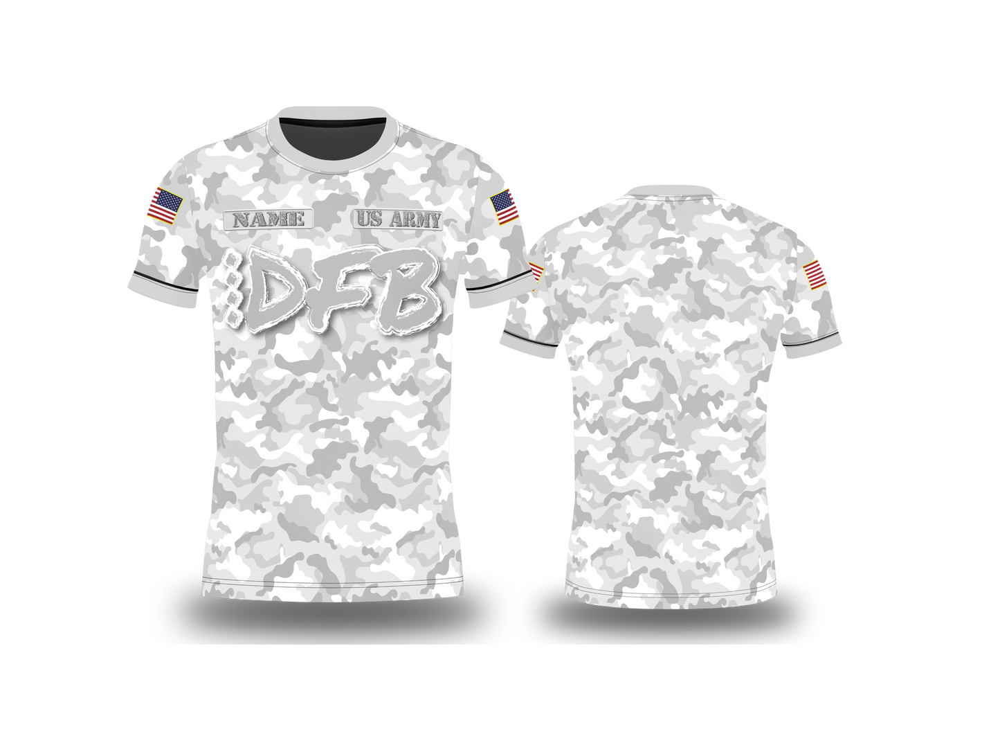 DUMPSTER FIRE BAGGERS JERSEY-CAMO EDITION _WHITE