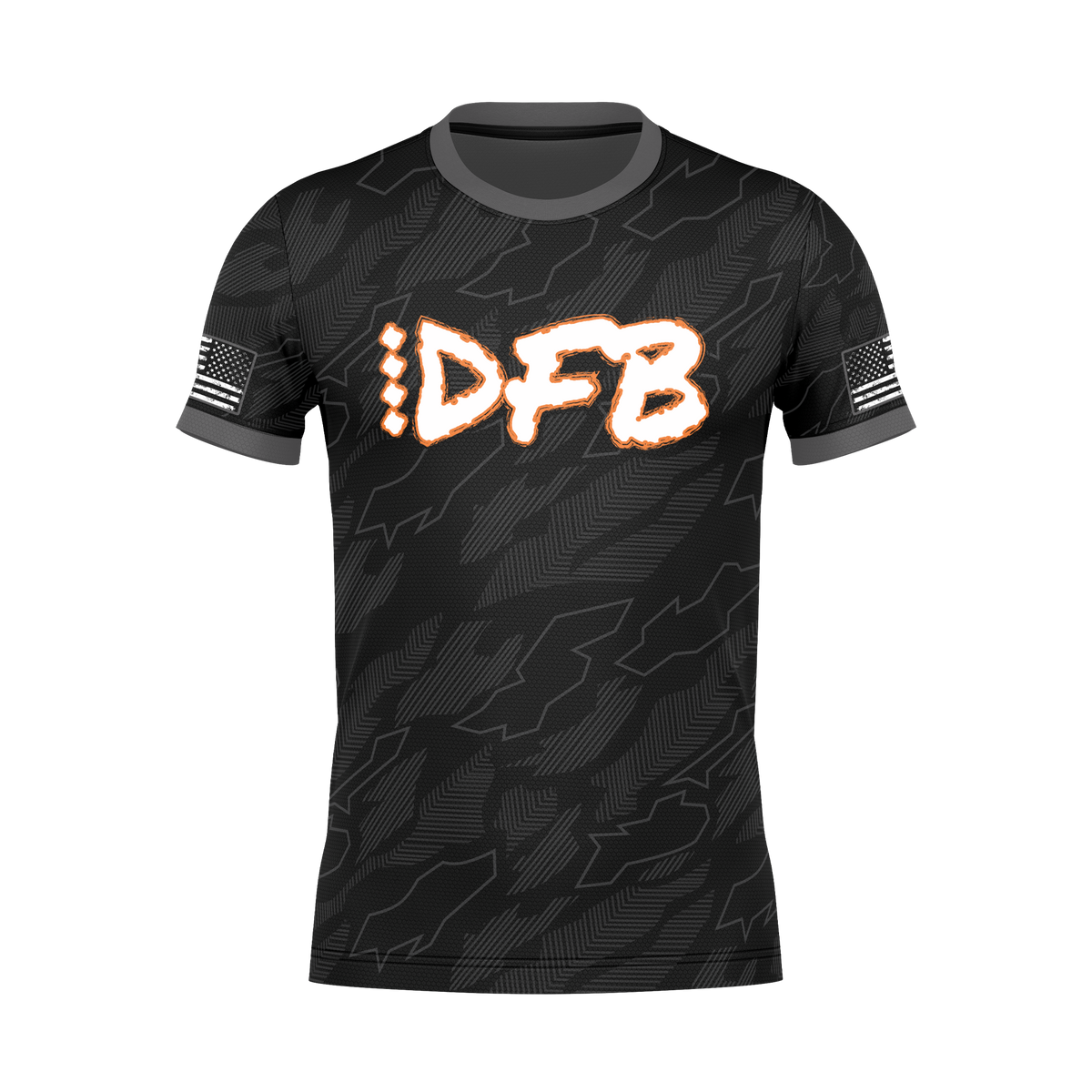 DUMPSTER FIRE BAGGERS JERSEY-BLACK- NEW LOGOS!!