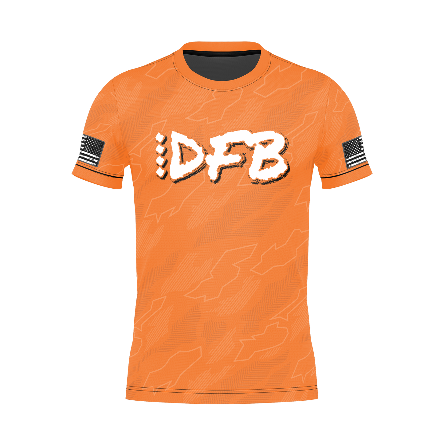 DUMPSTER FIRE BAGGERS JERSEY-ORANGE- UPDATED LOGOS!!