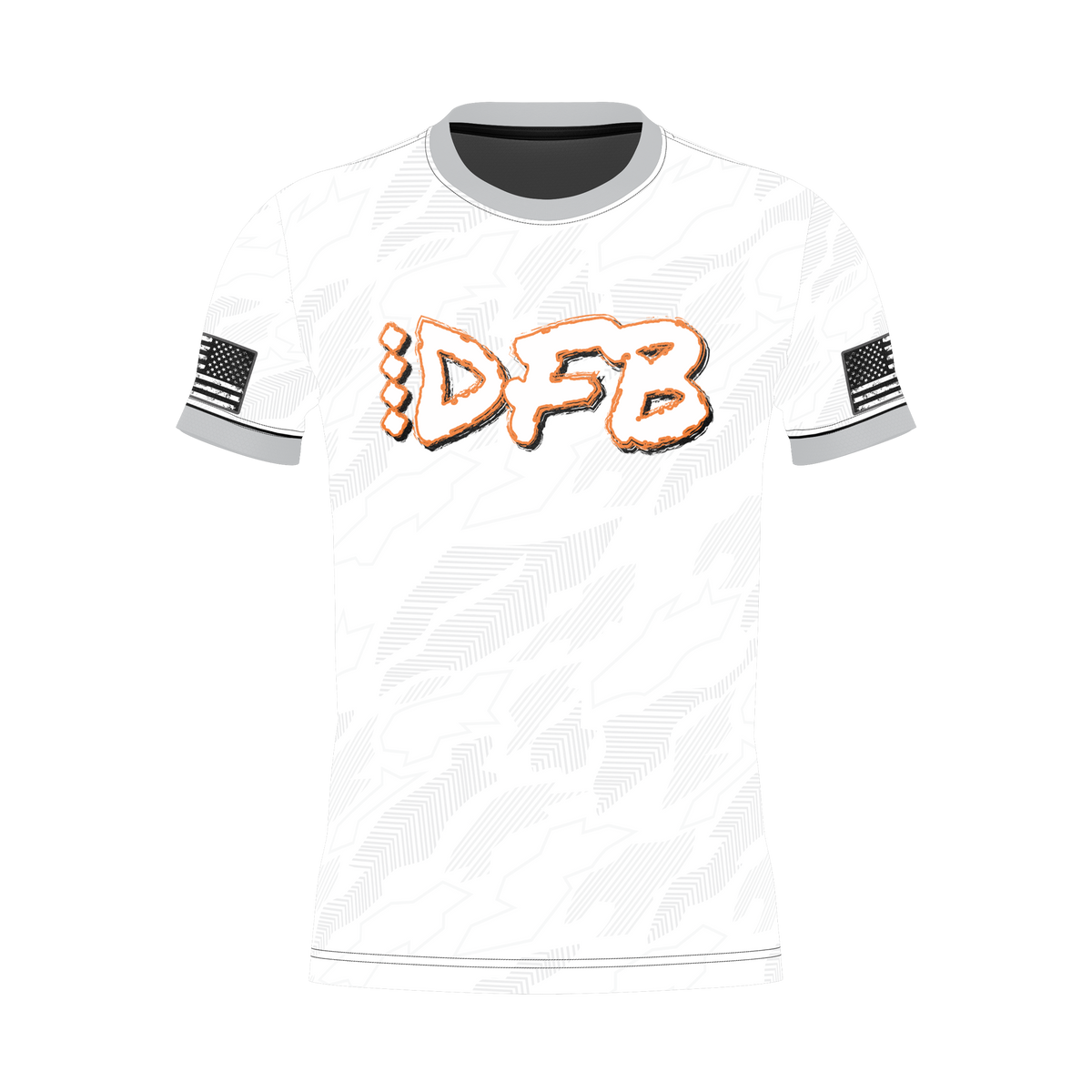 DUMPSTER FIRE BAGGERS JERSEY-WHITE-UPDATED LOGOS!