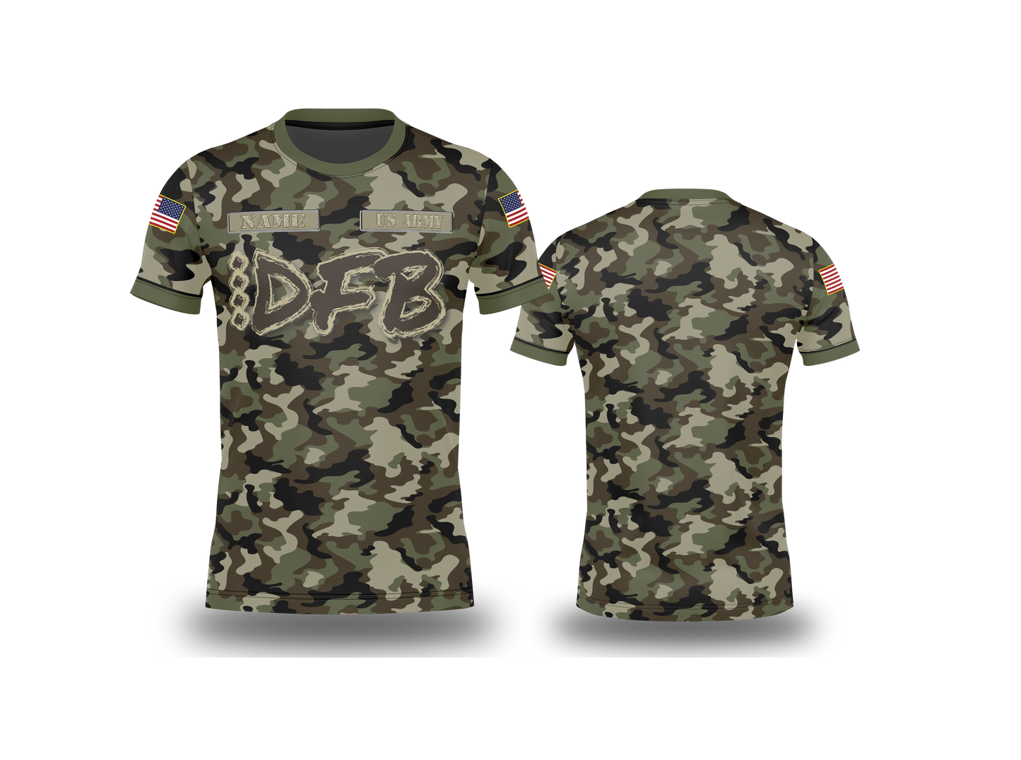 DUMPSTER FIRE BAGGERS JERSEY-CAMO EDITION _GREEN