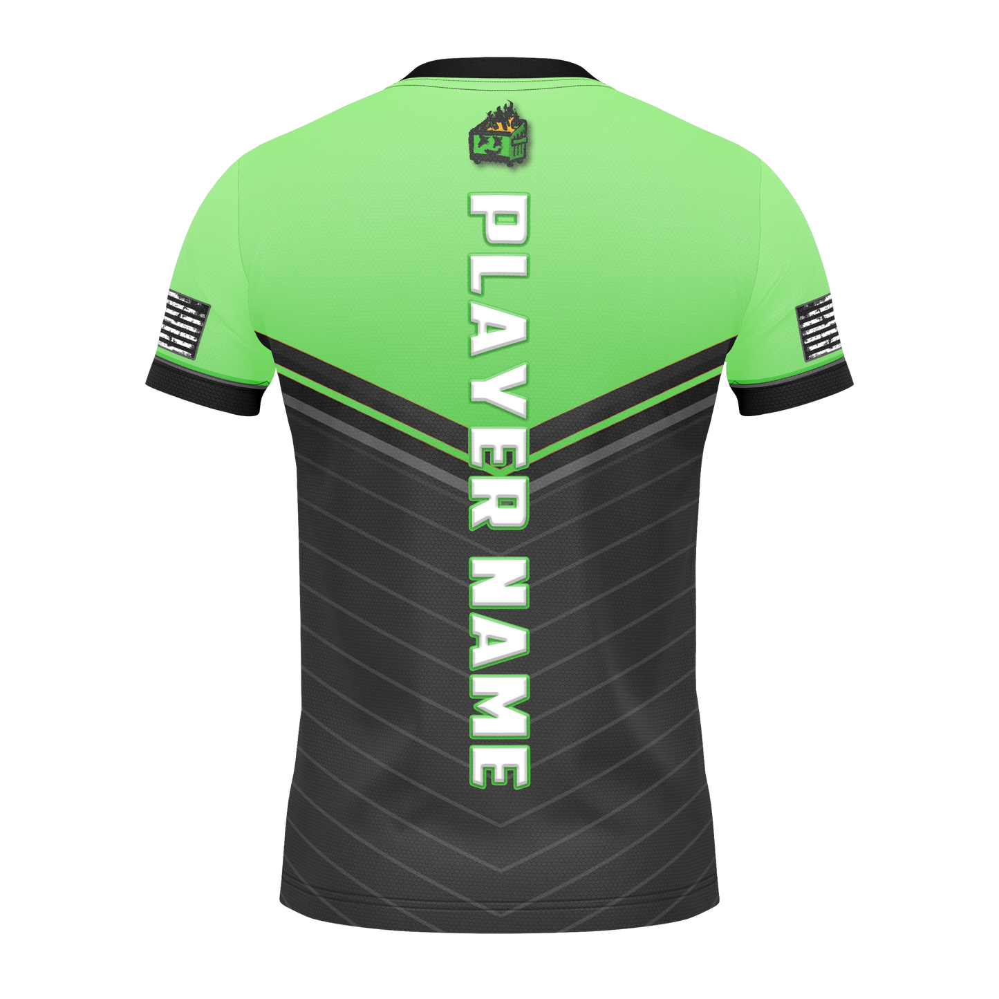 DUMPSTER FIRE BAGGERS JERSEY-SZN 22- LIME GREEN