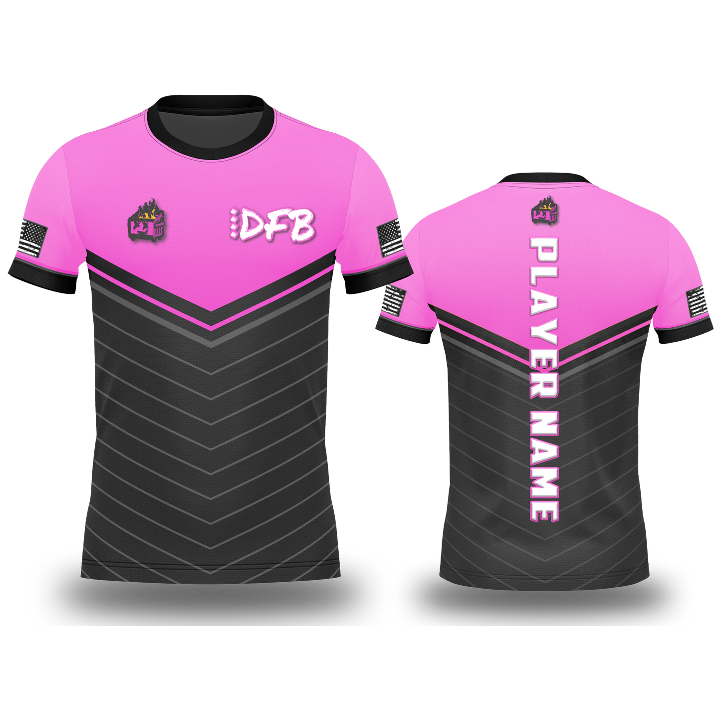 DUMPSTER FIRE BAGGERS JERSEY-SZN 22- PINK