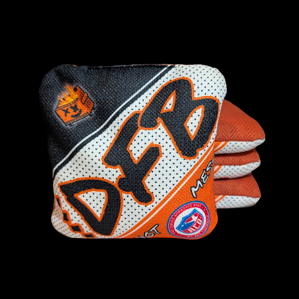 "KC Major" Hot Mess Black/White/Orange